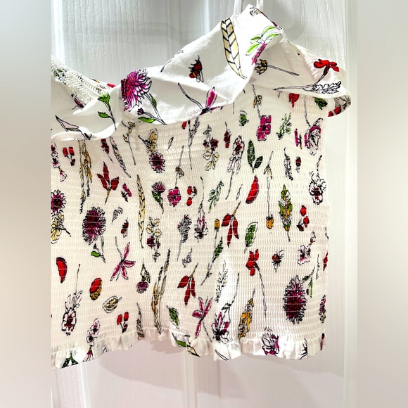 Sportsgirl crop frill floral top - Picture 3 of 3